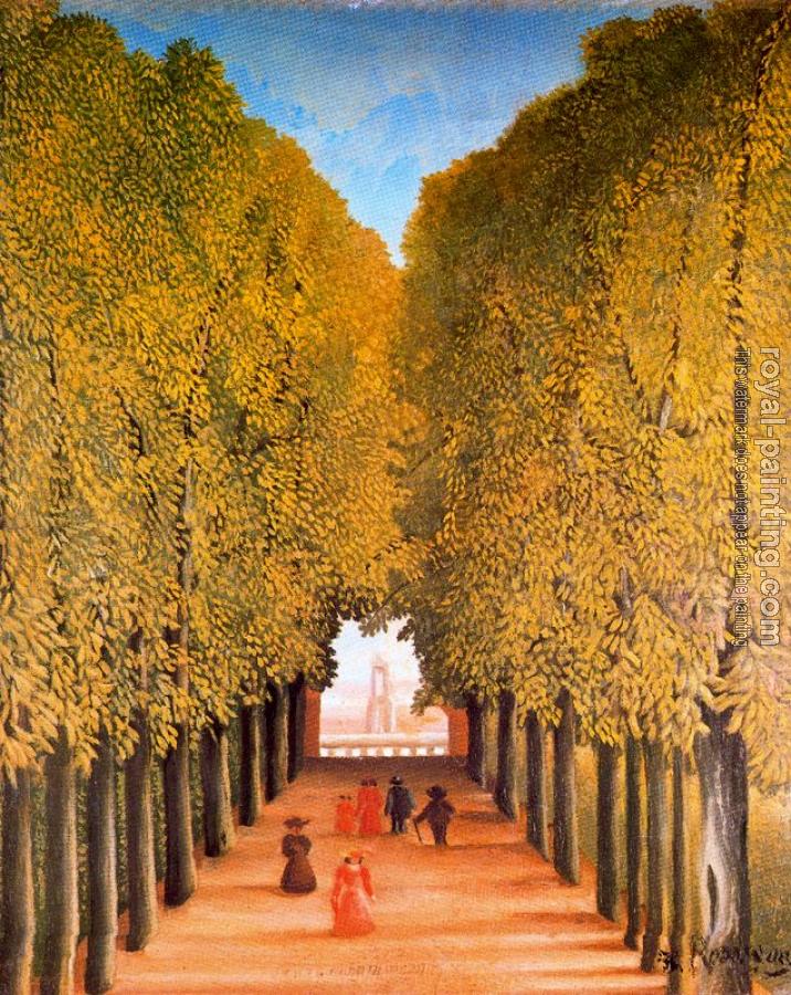 Henri Rousseau : The Avenue in the Park at Saint-Cloud